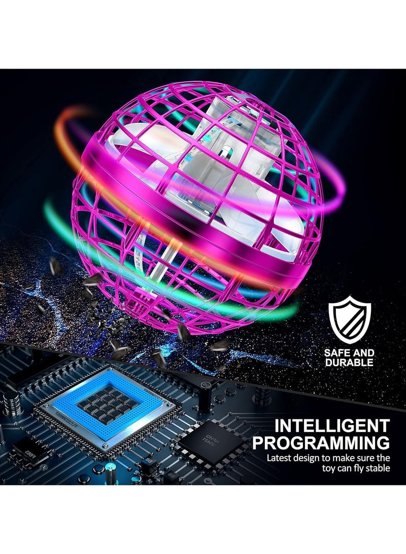 FEND كرة هوفر بوميرانغ LED الطائرة - وردي - Image 3